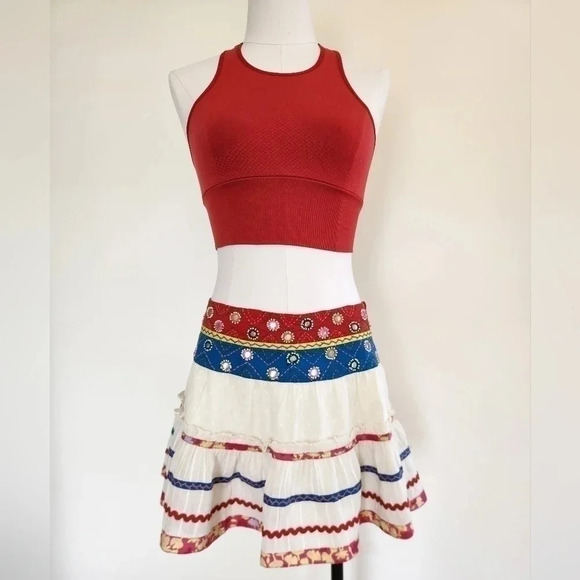 NWT || RAGA || boho style mini skirt - Picture 2 of 6